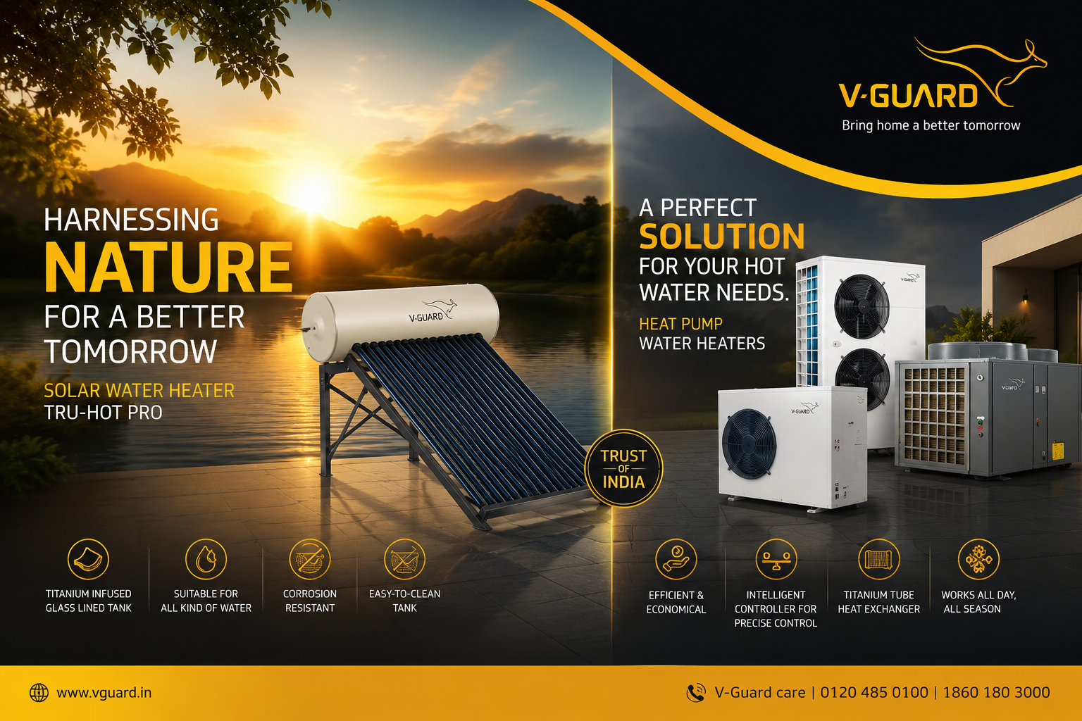 Premium Solar Water Heaters